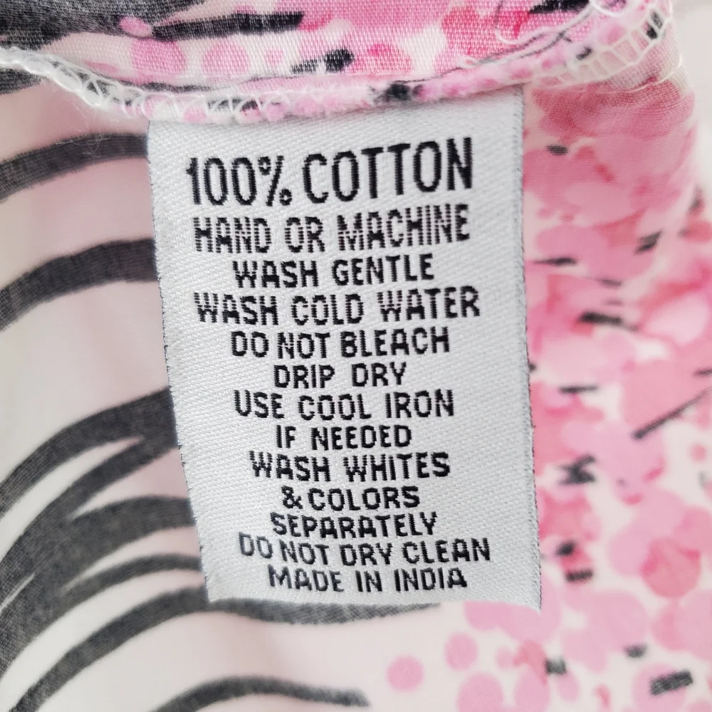 Sam de Fleur Striped Floral Cotton Dress